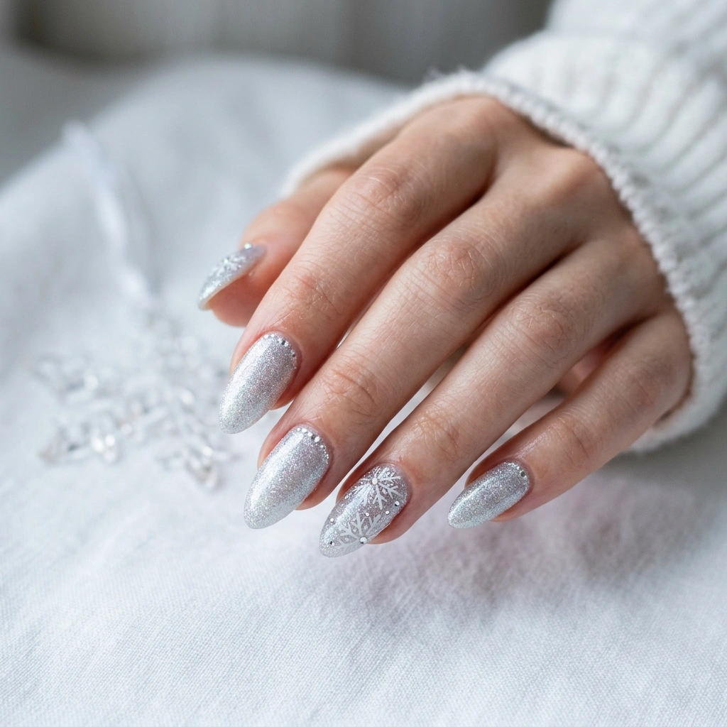Icy Silver Sparkle