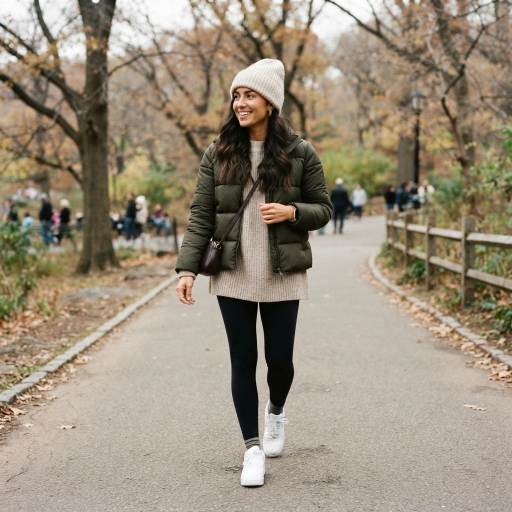 Leggings Weekend Look
