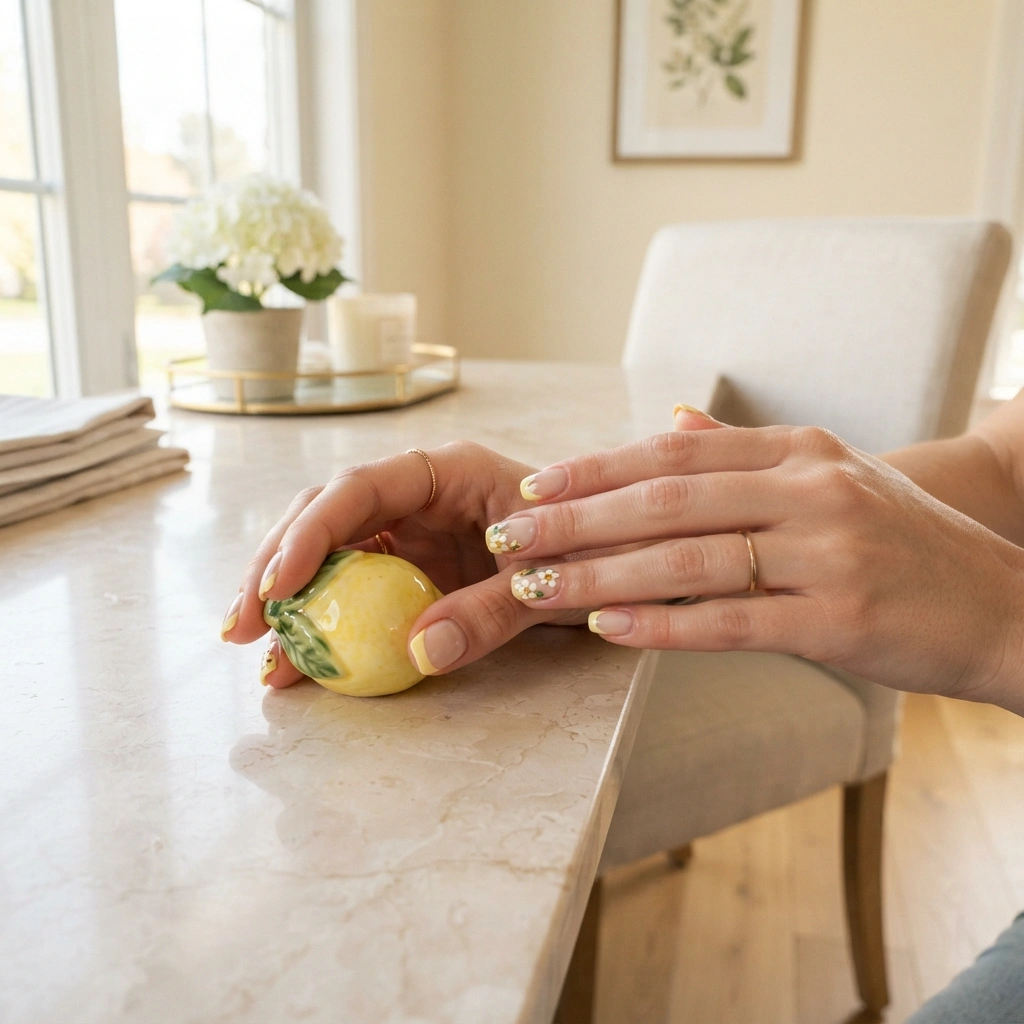 Lemon Pastel Tips