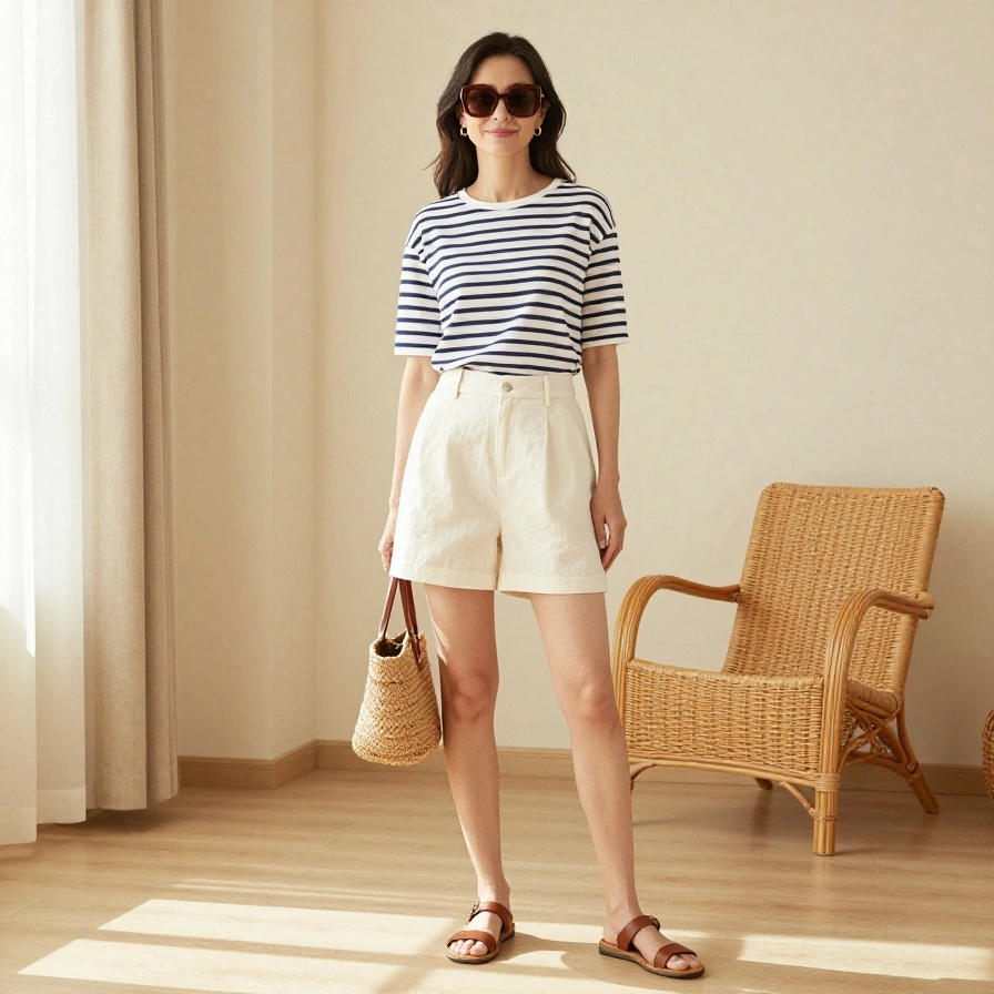 Linen Shorts Combo