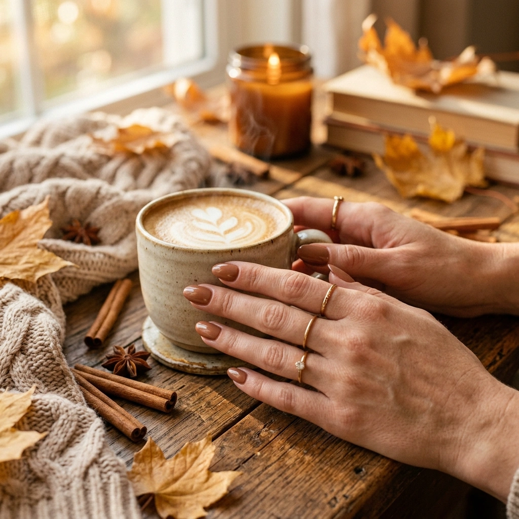 Maple Mocha Nails
