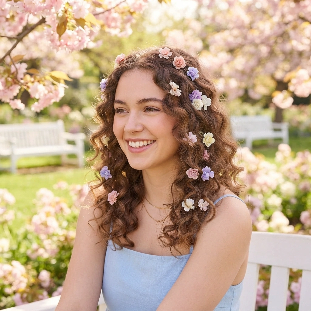 Mini Floral Clips
