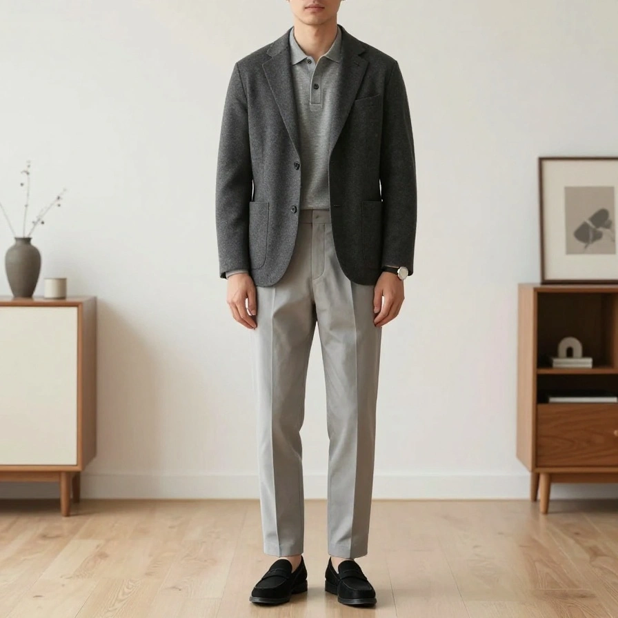 Monochrome Gray Outfit