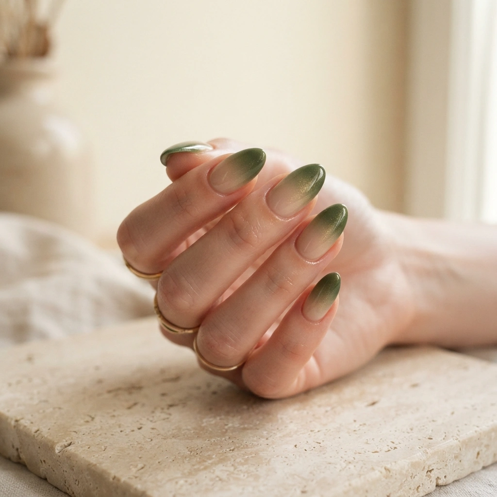 Moss Green Ombre