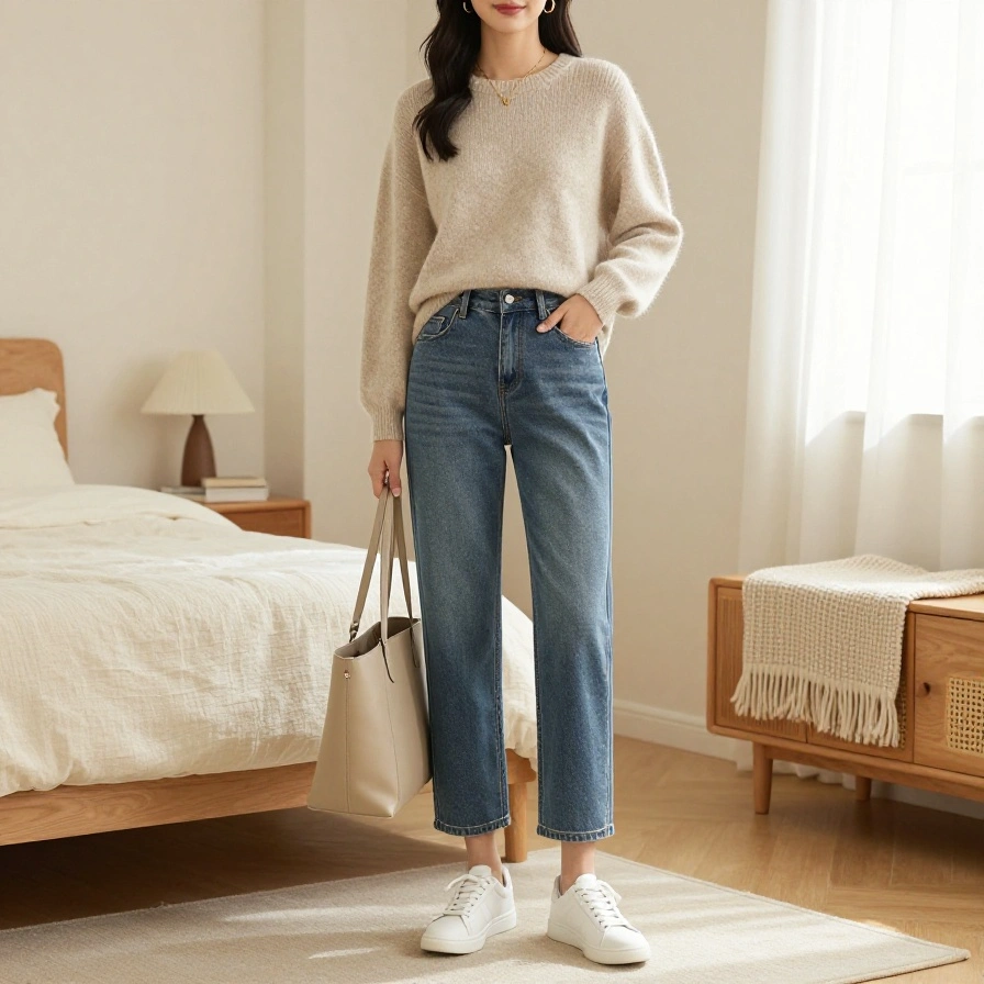 Neutral Sweater Combo