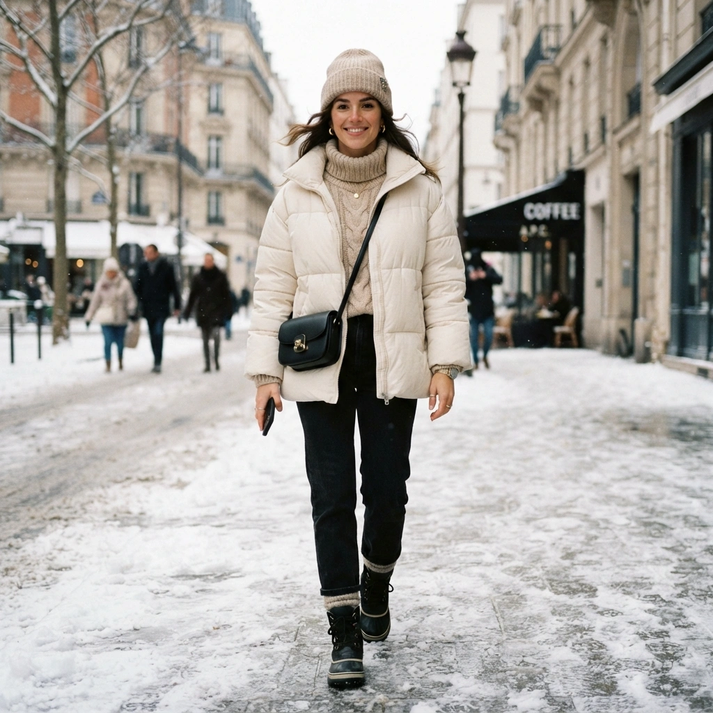 Oversized Puffer Look