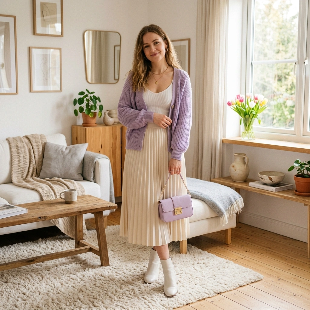 Pastel Cardigan Layers