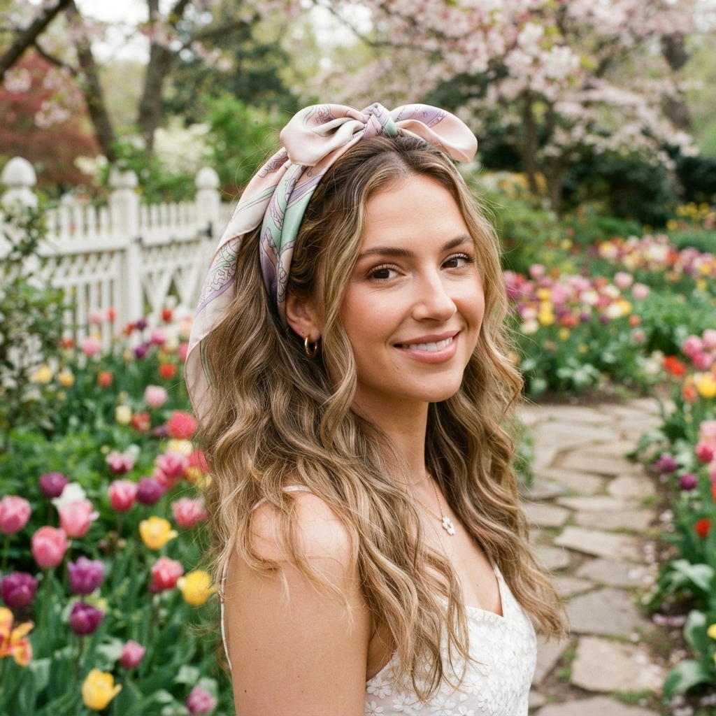 Pastel Hair Scarf