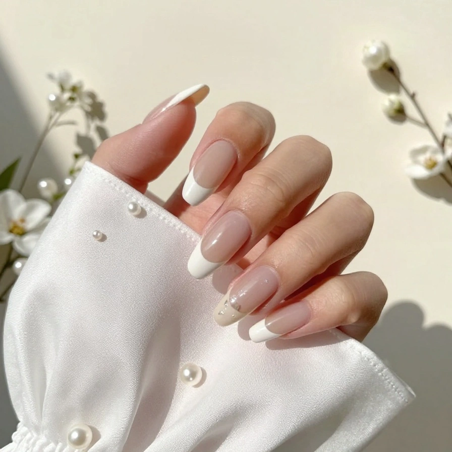 Pearl French Tips