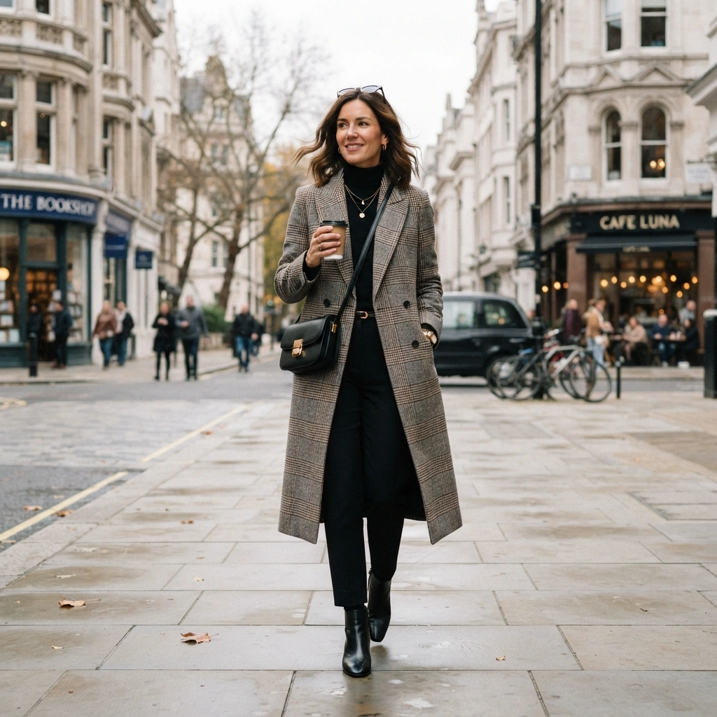 Plaid Coat Moment