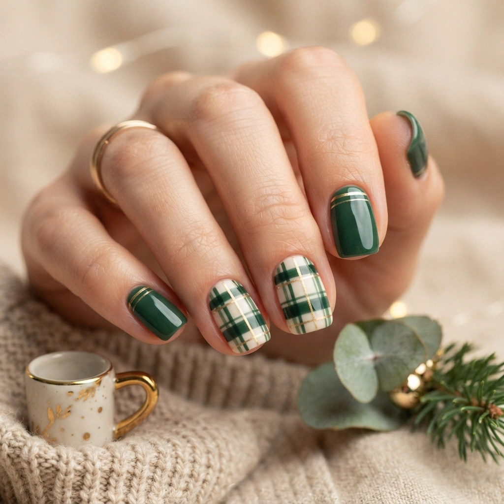 Plaid Green Pattern