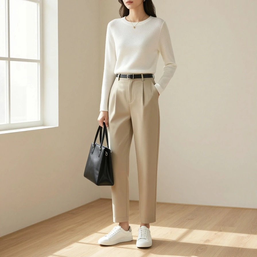 Polished Sneaker Outfit