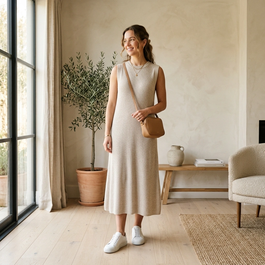 Relaxed Knit Dress