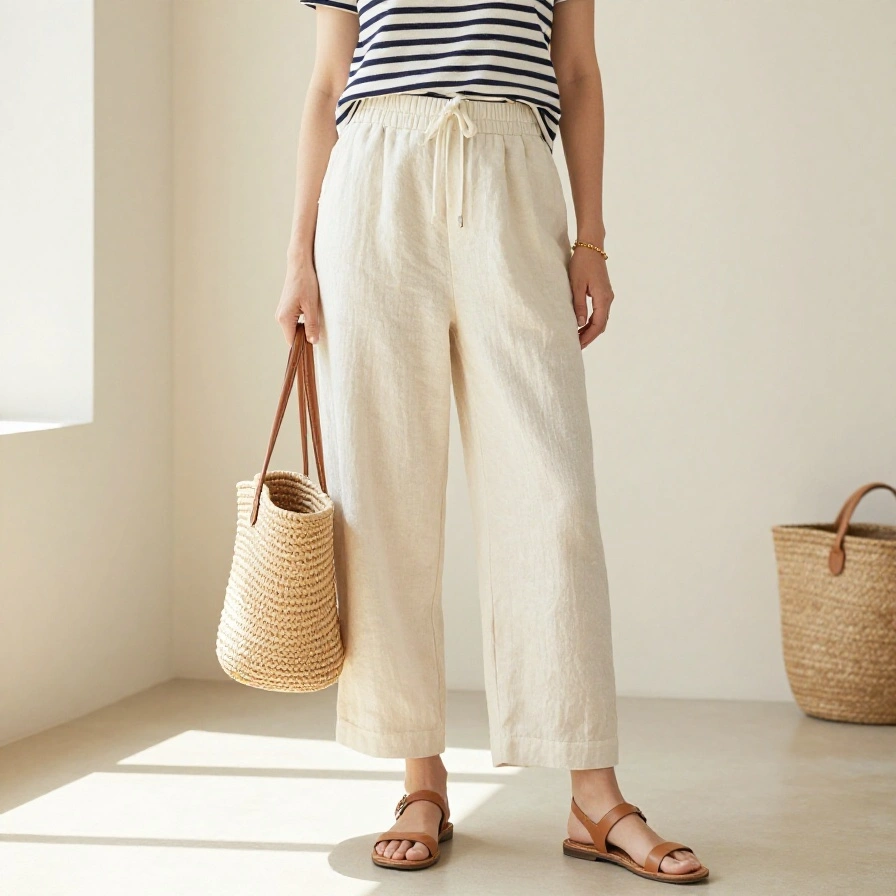 Relaxed Linen Pants