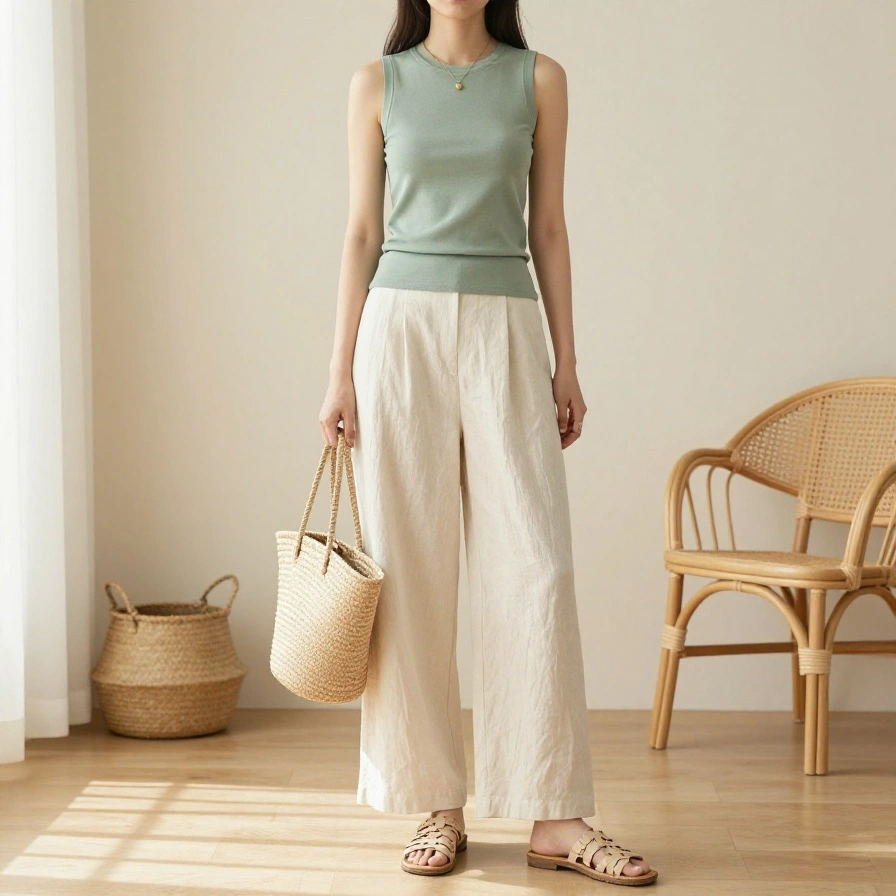 Relaxed Linen Pants