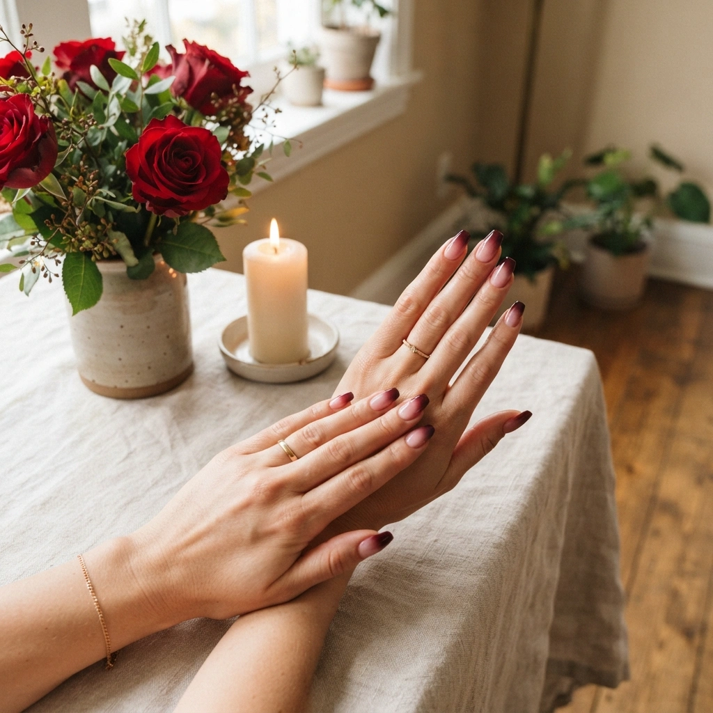 Romantic Red Ombre