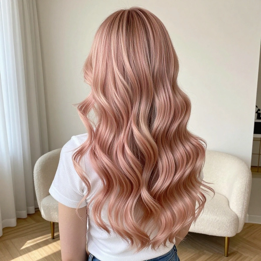 Rose Gold Balayage