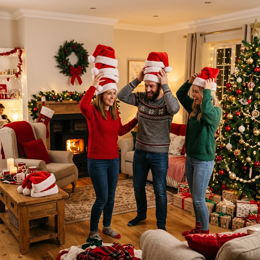 Santa Hat Stack