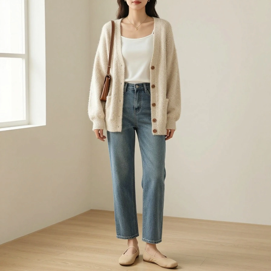 Simple Cardigan Layers