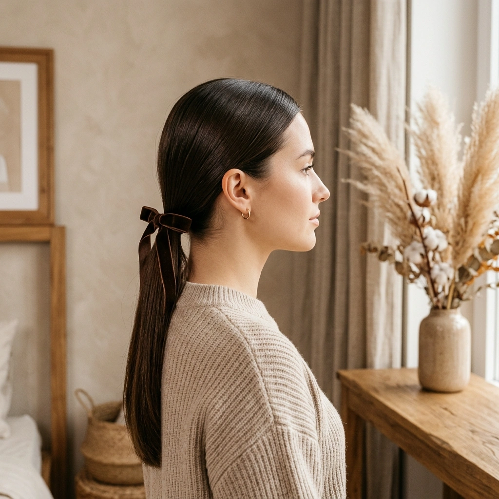 Sleek Low Ponytail