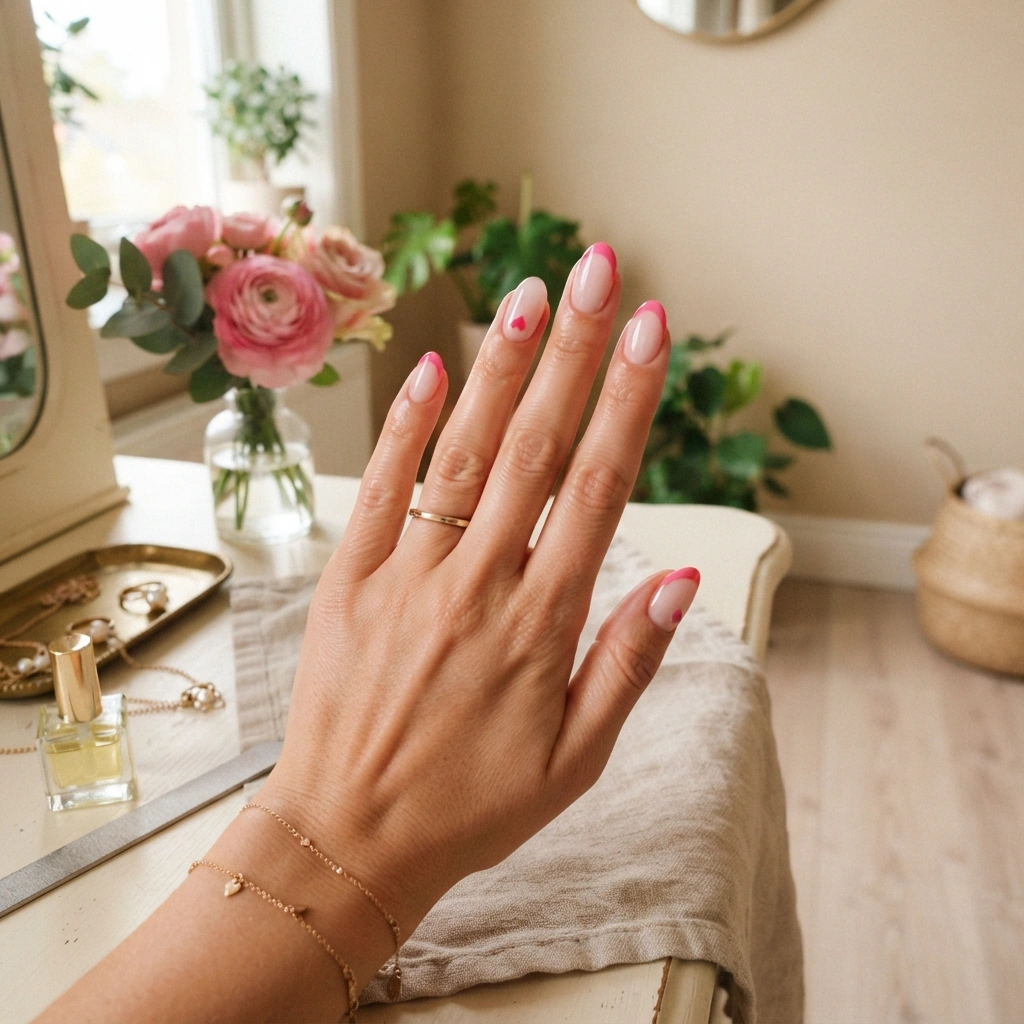 Strawberry Pink Tips
