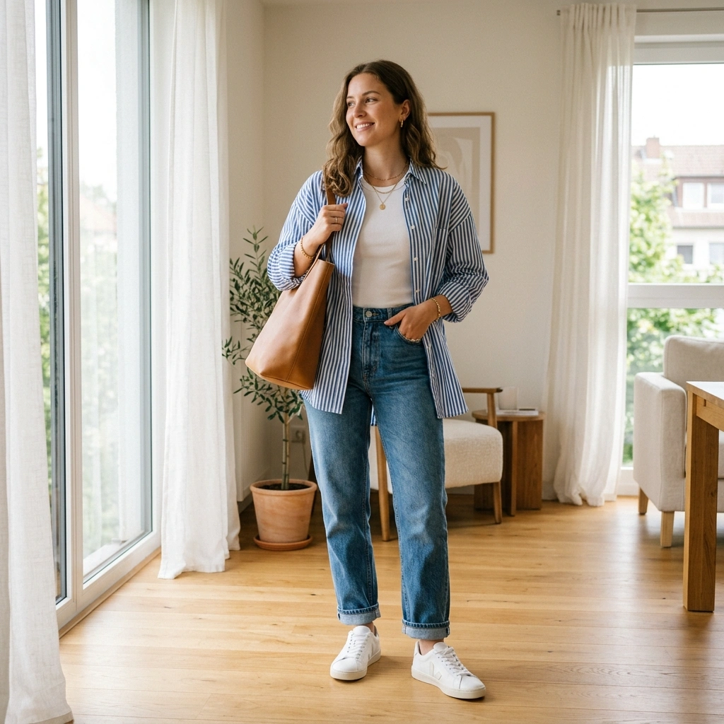 Striped Shirt Outfit