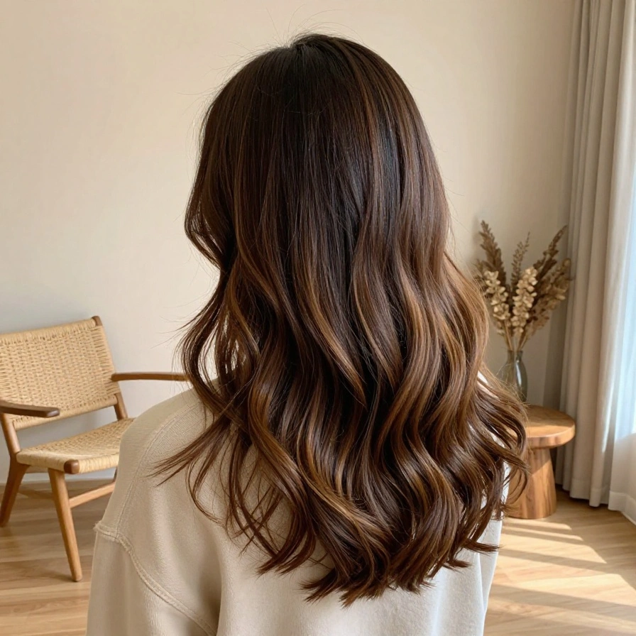 Sunlit Caramel Balayage