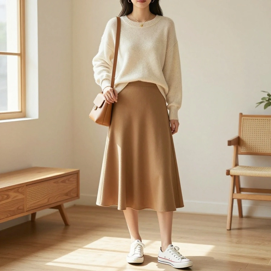 Sweater Midi Skirt