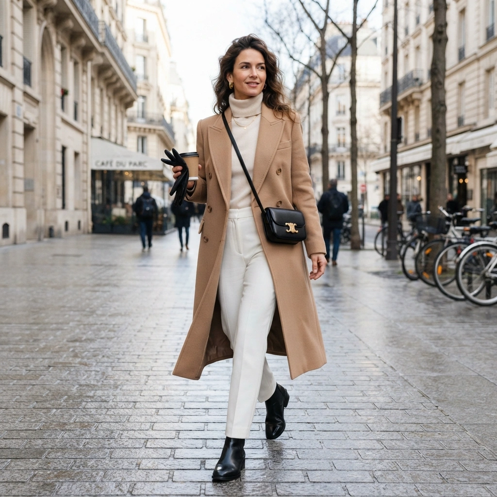 Tailored White Trousers
