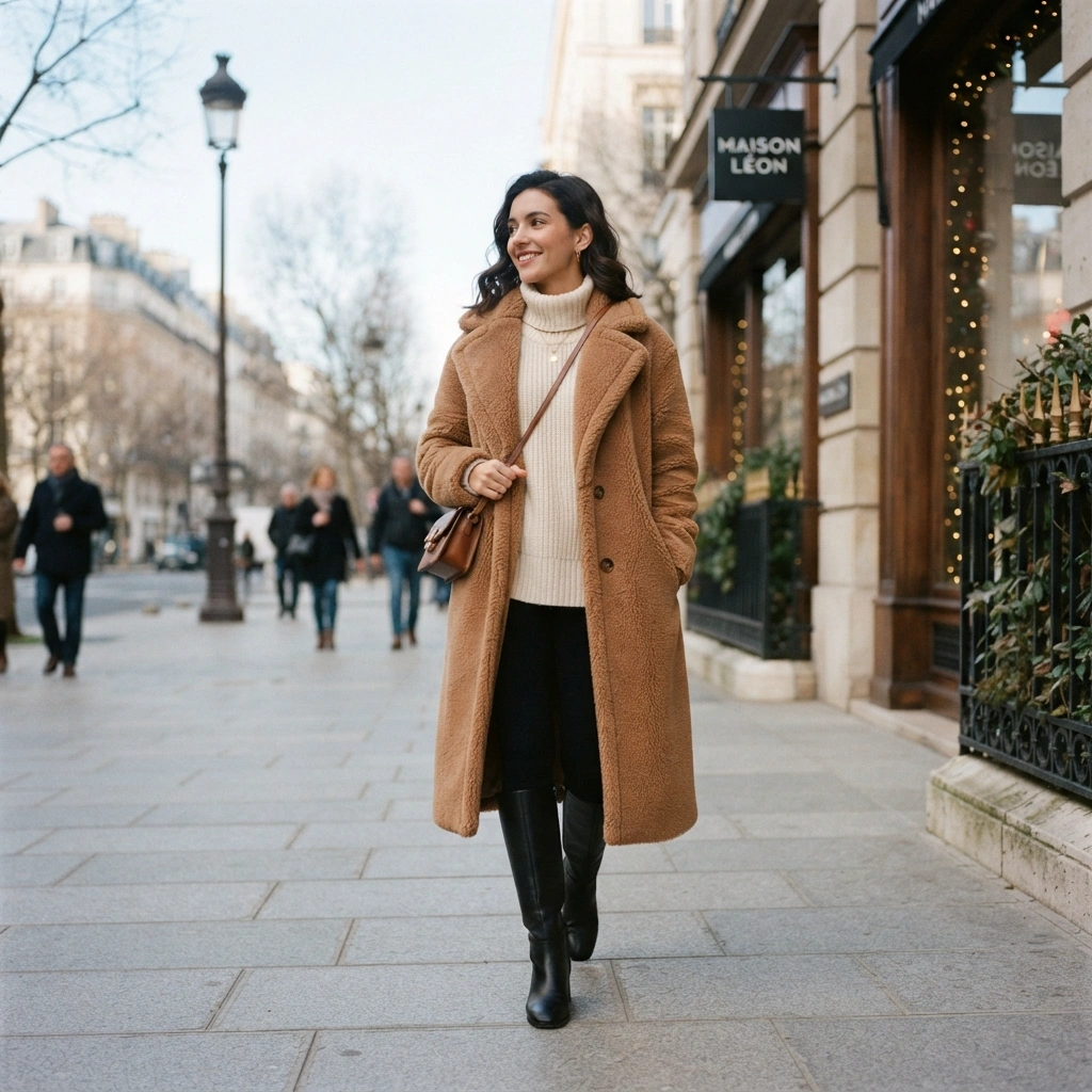 Teddy Coat Style