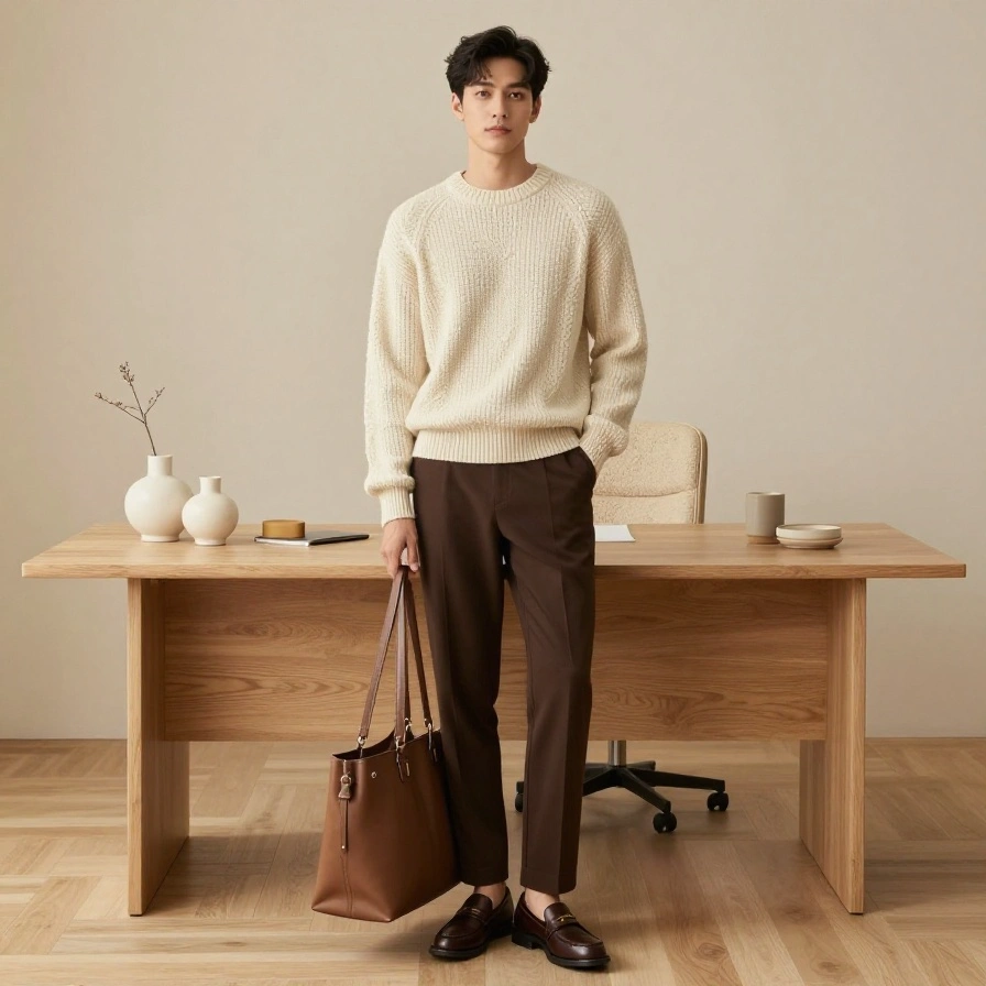 Textured Knit Ensemble