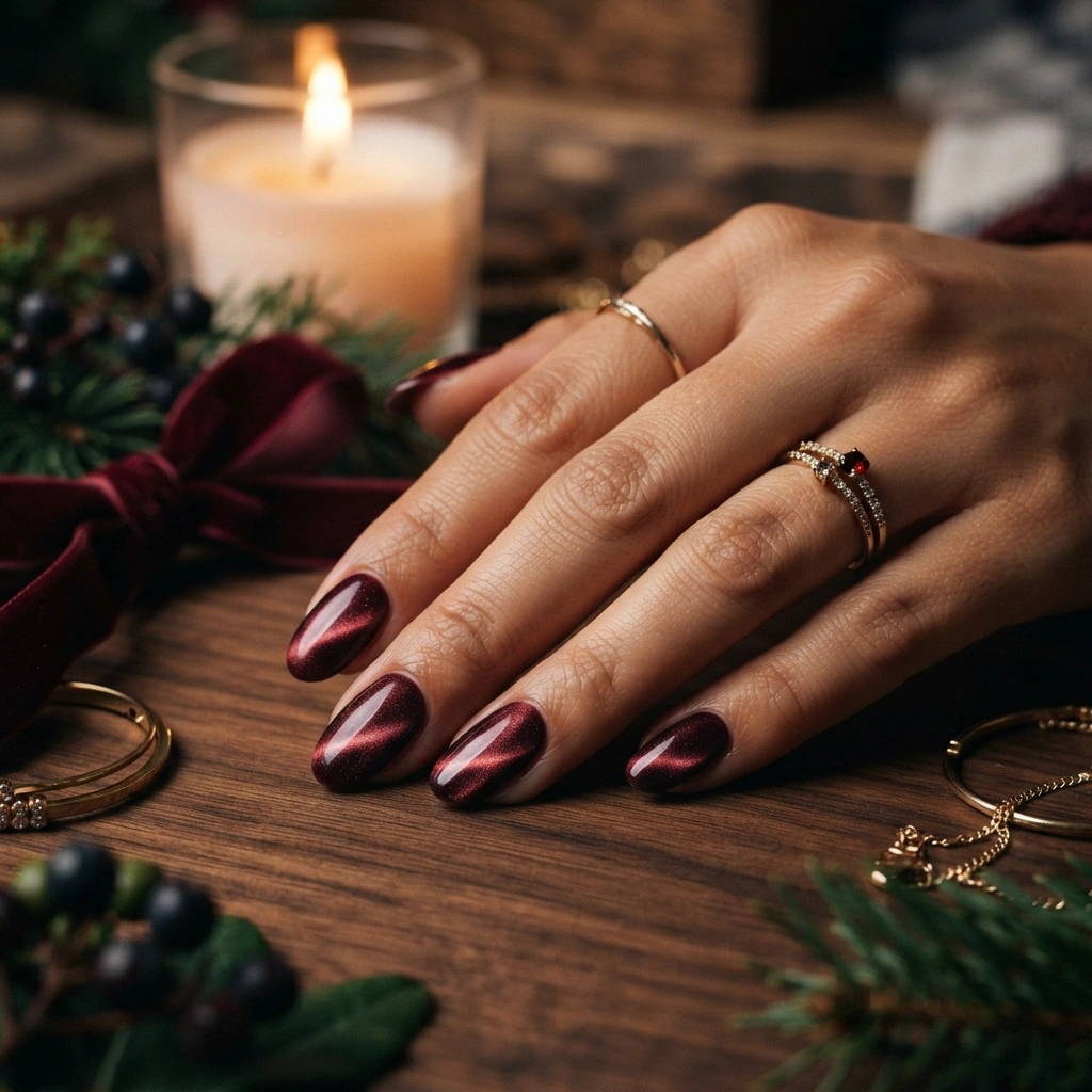 Velvet Burgundy Glow