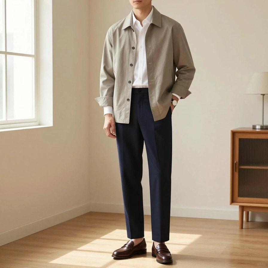 White Shirt Layers