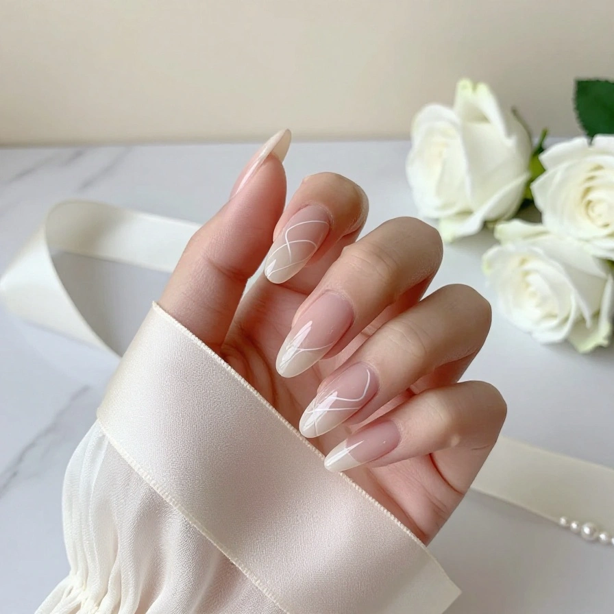 White Swirl Details