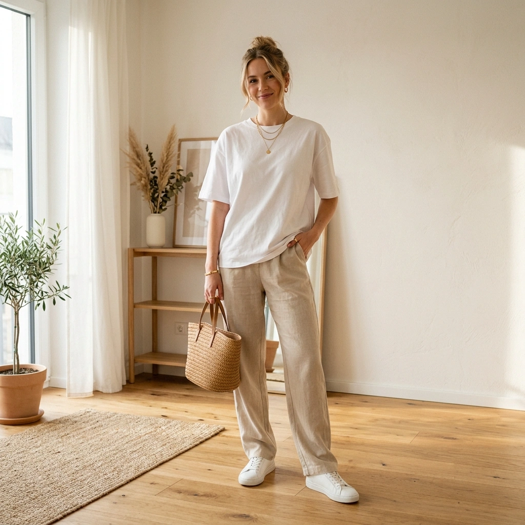 White Tee Styling