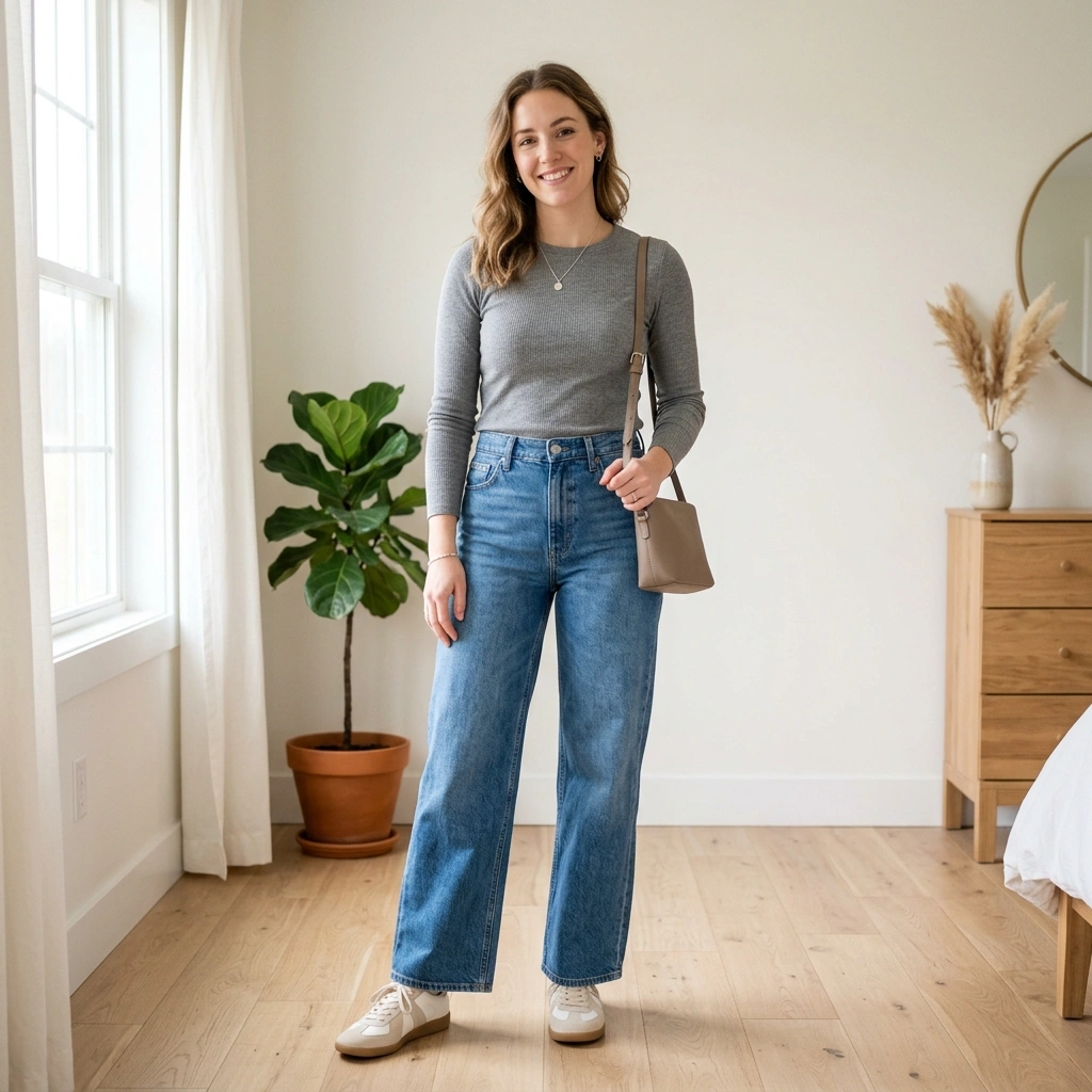 Wide-Leg Denim