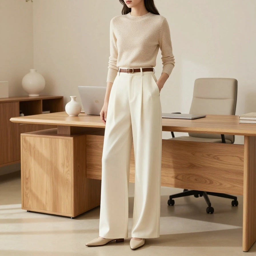 Wide-Leg Trousers