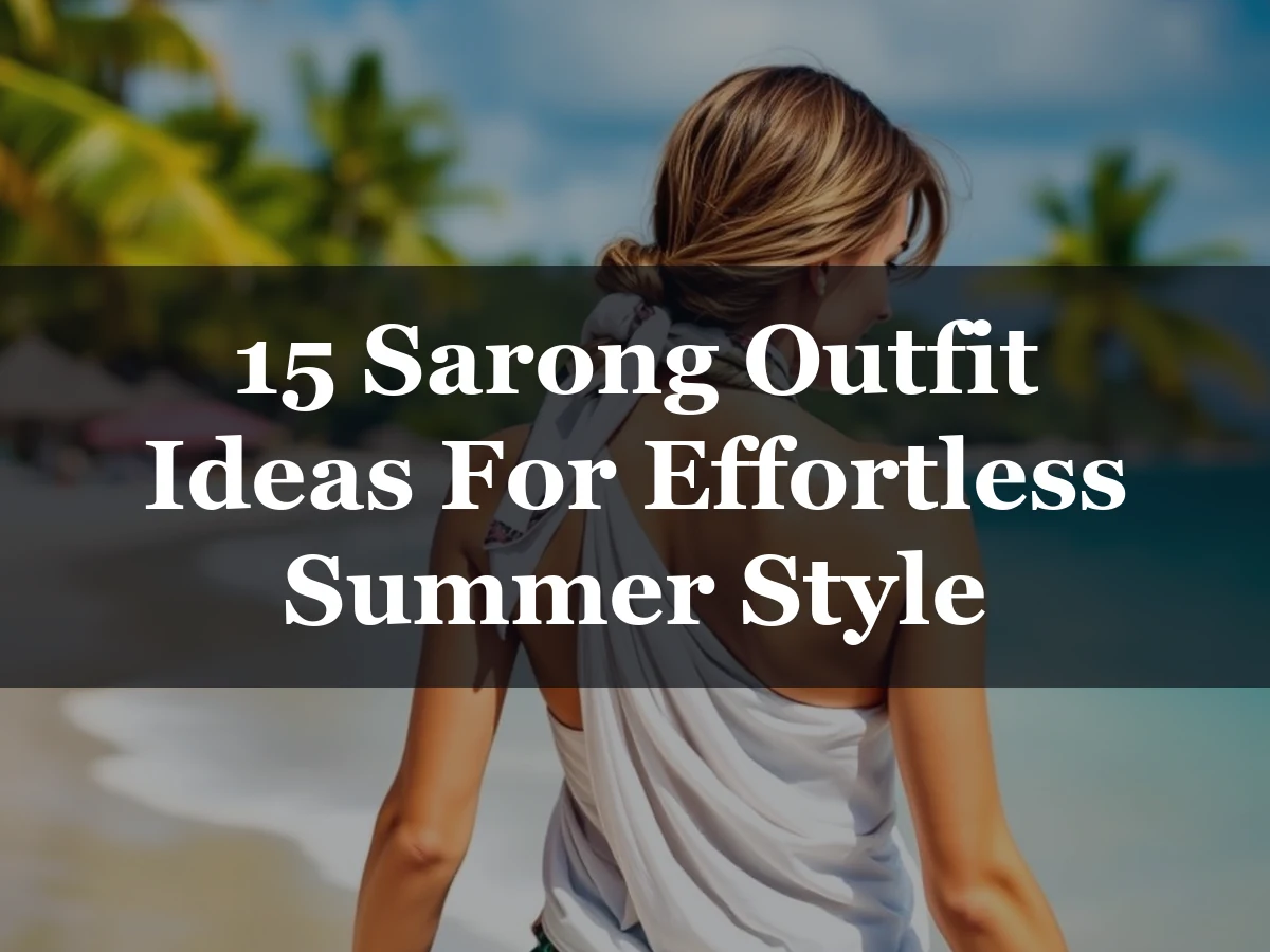 15 Sarong Outfit Ideas For Effortless Summer Style - 15 Sarong Outfit Ideas for Effortless Summer Style