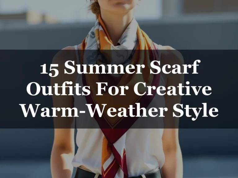 15 Summer Scarf Outfits For Creative Warm-Weather Style - 15 Summer Scarf Outfits for Creative Warm-Weather Style