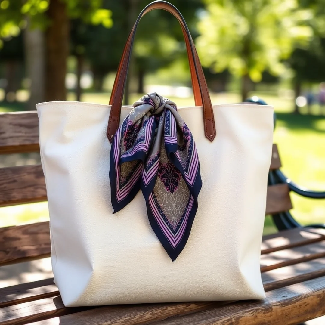 Tote Bag Upgrades - 15 Summer Scarf Outfits for Creative Warm-Weather Style