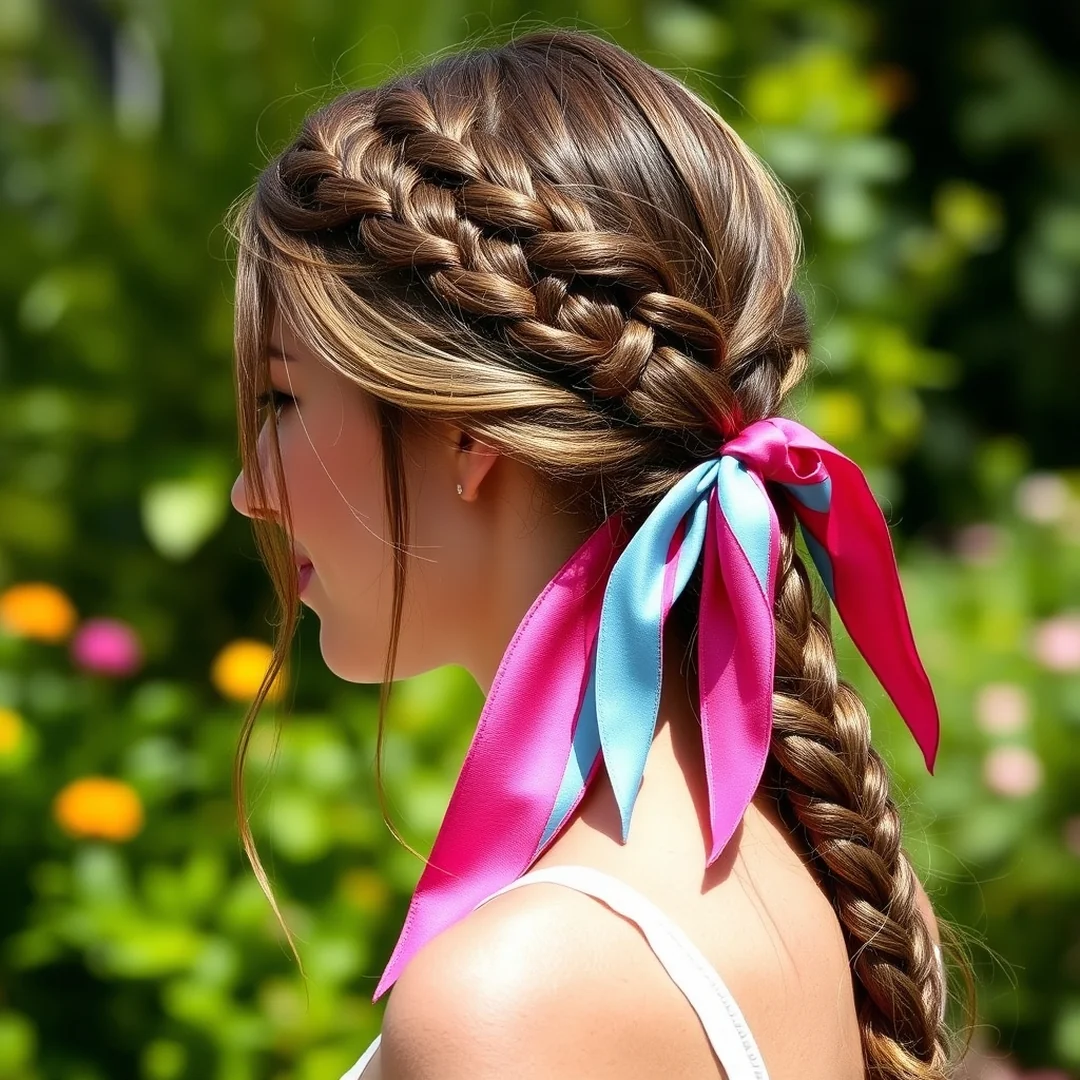 Braided Hair Scarves - 15 Summer Scarf Outfits for Creative Warm-Weather Style