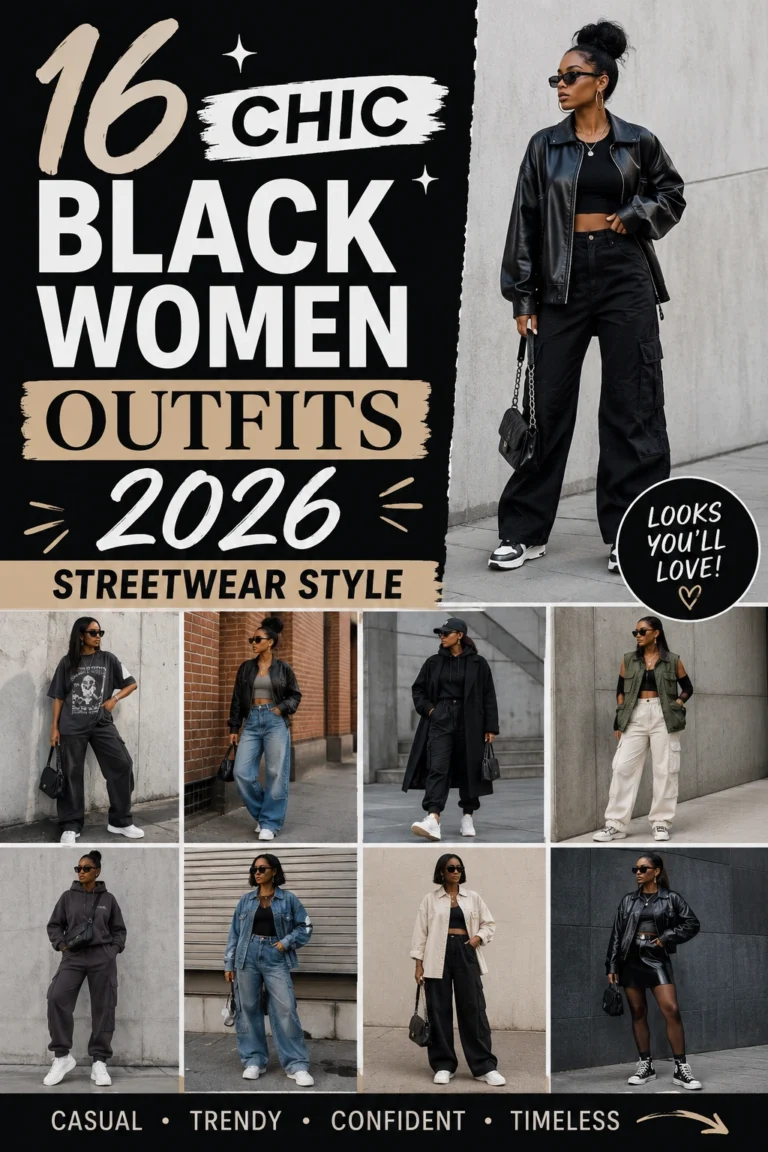 16 Chic Black Women Outfits 2026 Streetwear Style