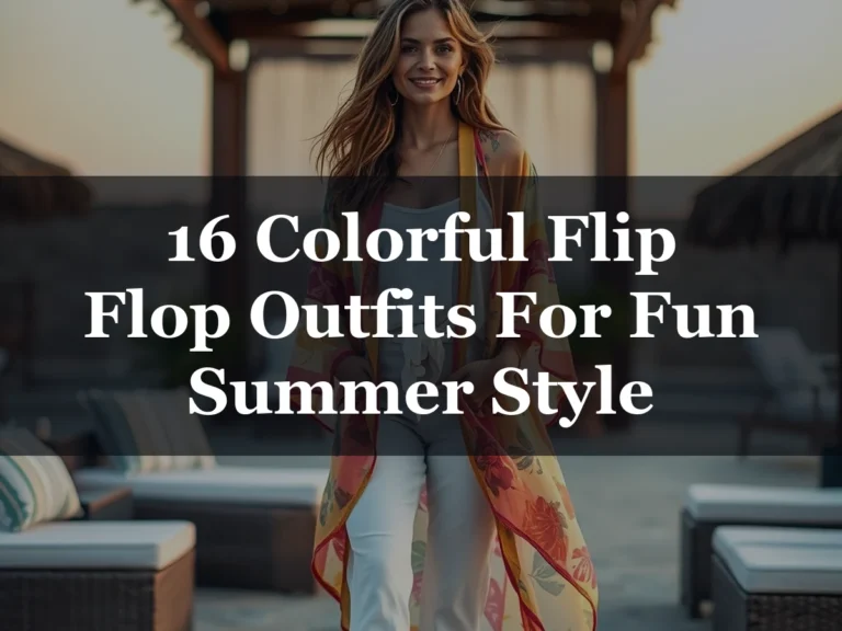 16 Colorful Flip Flop Outfits For Fun Summer Style - 16 Colorful Flip Flop Outfits for Fun Summer Style