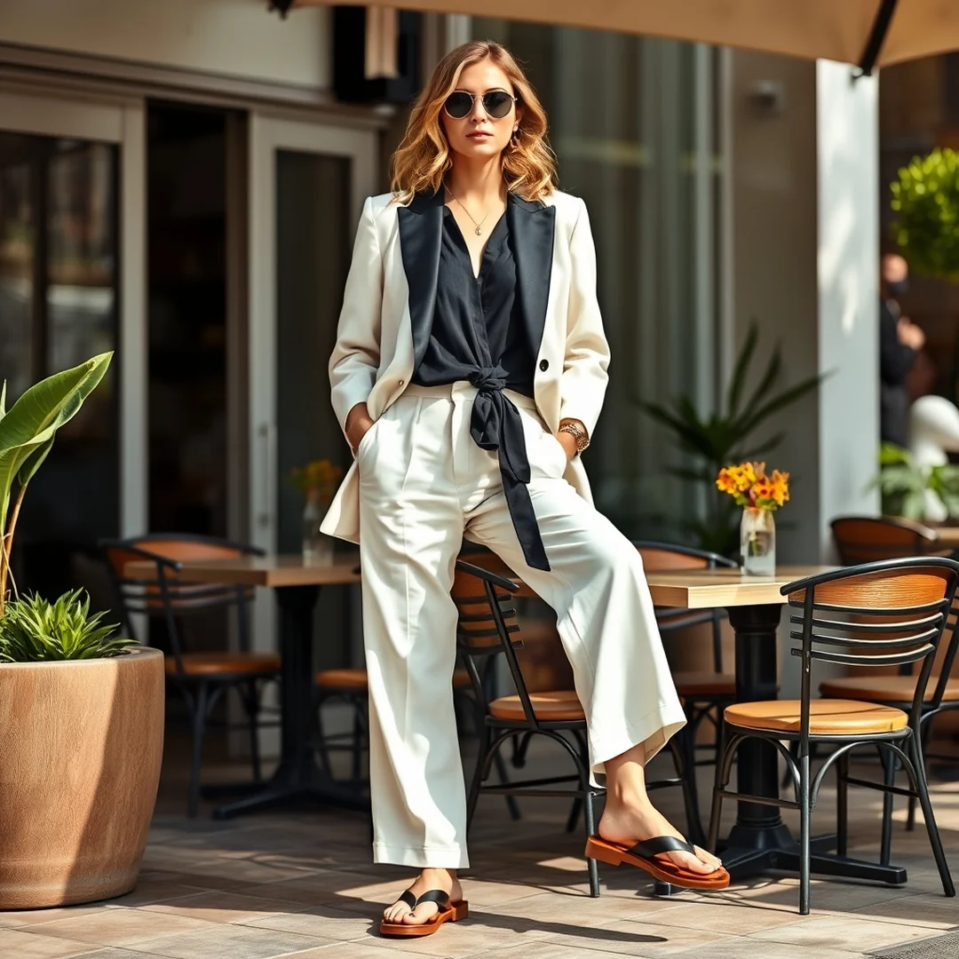Leather Flip Flop Outfits - 16 Colorful Flip Flop Outfits for Fun Summer Style