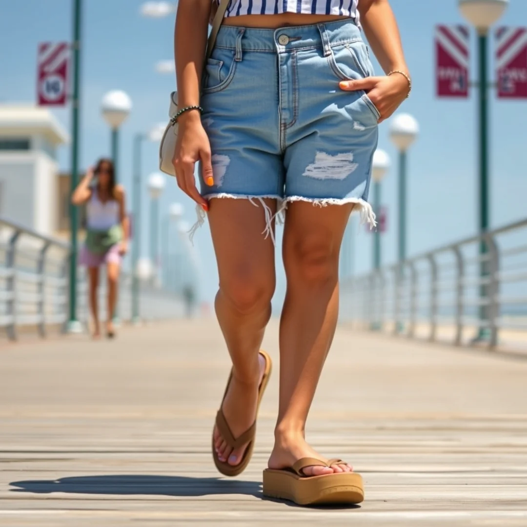 Platform Flip Flop Looks - 16 Colorful Flip Flop Outfits for Fun Summer Style