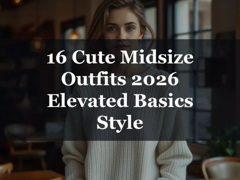 16 Cute Midsize Outfits 2026 Elevated Basics Style - 16 Cute Midsize Outfits 2026 Elevated Basics Style