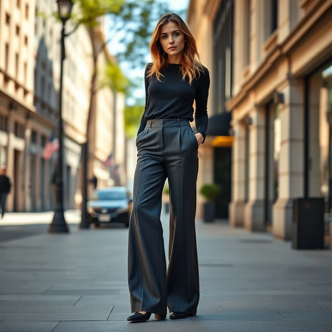 Wide Leg Trousers - 16 Cute Midsize Outfits 2026 Elevated Basics Style