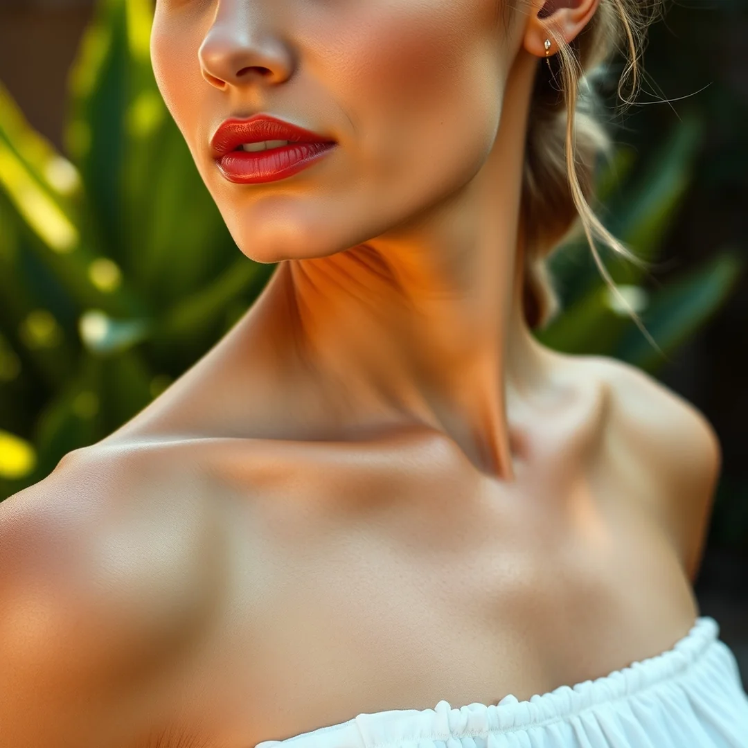 Sun-Kissed Cream Bronzer Glow - 16 Glowy Body Makeup Ideas for Your Summer Look