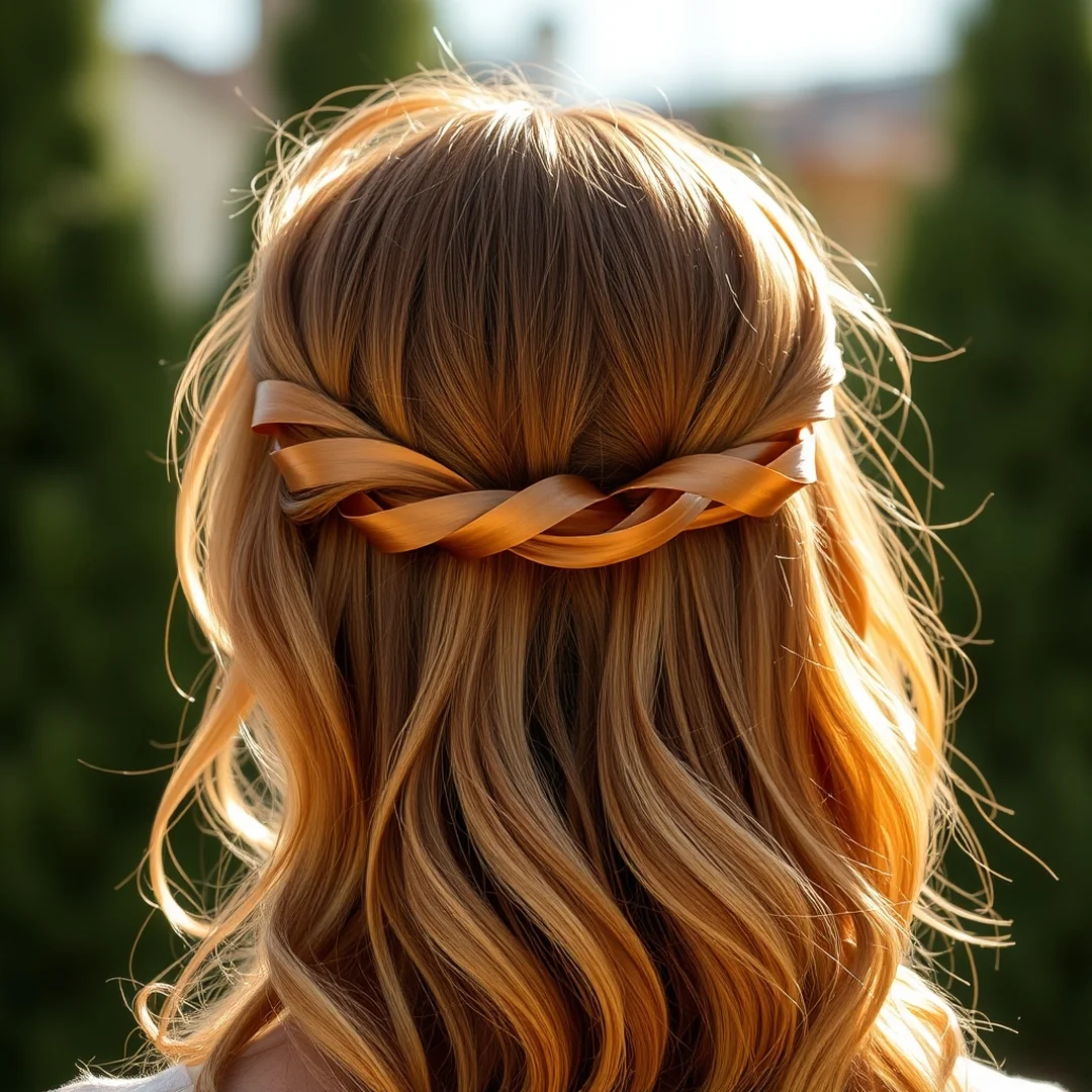 Caramel Ribbon Halo - 16 Halo Hair Color Ideas Trending for Summer 2026