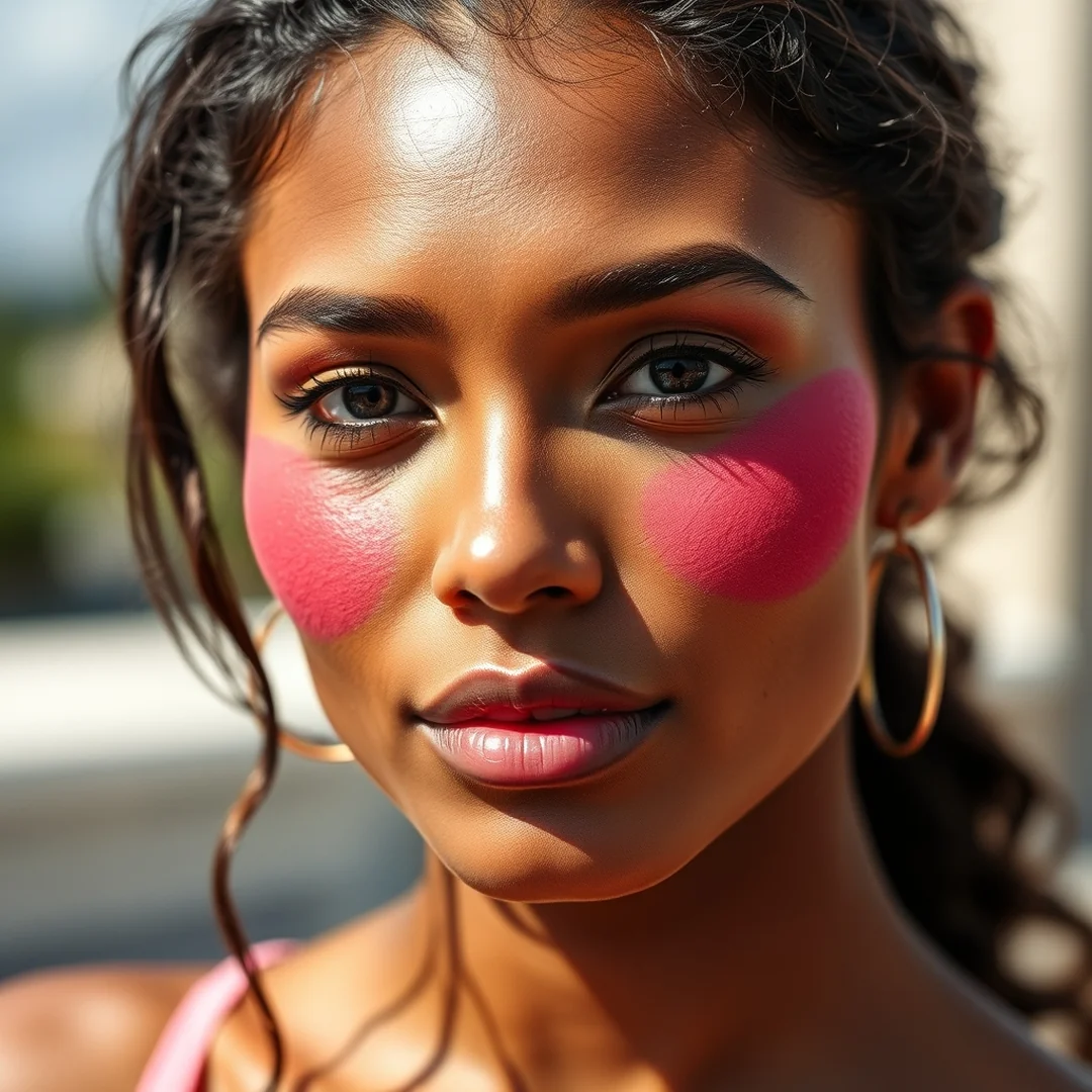 Deep Skin Tones - 16 Pink Sunburn Blush Looks That Feel So Fresh
